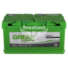 АКБ 100-А/Ч (Green Power) (L+) 840A (350х175х190мм.)