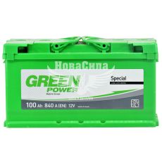 АКБ 100-А/Ч (Green Power) (R+) 840A (350х175х190мм.)