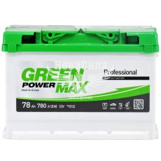 АКБ 78-А/Ч (Green Power Max) (R+) 780А (276х175х190мм.)