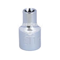 Головка торцева низька E-профіль 1/2 E-11мм. (Toptul)