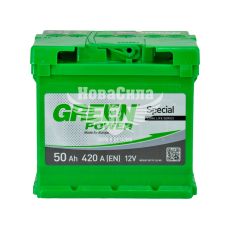 АКБ 50-А/Ч (Green Power) (L+) 420А