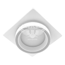 Ardero Світильник вбудований DL2802 квадратний під лампу GX35, білий