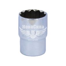 Головка торцева низька дванадцятигранна 1/2 21мм. (Toptul)