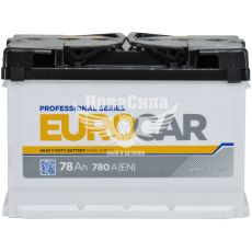 АКБ 78-А/Ч (EuroCar) (R+) 780A (276х175х190мм.)