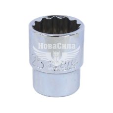 Головка торцева низька дванадцятигранна 1/2 25мм. (Toptul)