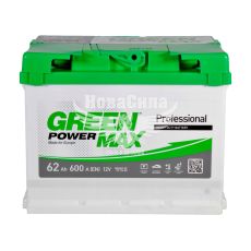 АКБ 62-А/Ч (Green Power Max) (L+) 600A