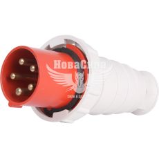 E.NEXT Силова вилка переносна e.plug.pro.5.63, 5п., 380В, IP 67, 63А (035)