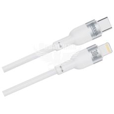 Кабель для зарядки моб. телеф. Type-C to Lightning (Brevia) 1.2м. білий, 30W, Box