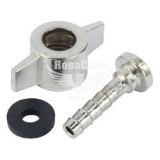 Штуцер шланга підкачки Унів. (ATP) (барашка 6мм.)