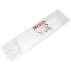 Хомут пластиковий білий 3,6х250 (CarLife) (уп. 100шт.)