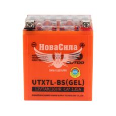 АКБ мото гелевий 12V 7-А/Ч R+ (OUTDO) (113х70х132)