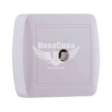 LEZARD DEMET Розетка TV прохідна, білий