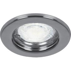 Feron Світильник вбудований DL10  круглий під лампу G5.3 MR16, хром