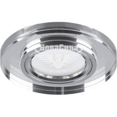 Feron Світильник вбудований 8060-2 круглий під лампу G5.3 MR16, срібло