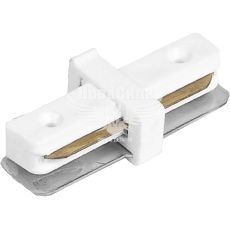 Feron Конектор прямий для шинопровода LD1100 однофазний білий