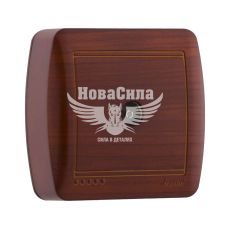 LEZARD DEMET Розетка TV кінцева, античний махагон