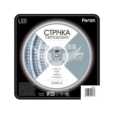 Feron Світлодіодна стрічка LS606 12В 14.4Вт/м IP20 6500K 5м
