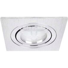 Feron Світильник вбудований DL6120 поворотний під лампу G5.3 MR16, срібло