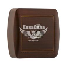 LEZARD DEMET Розетка телефонная евро, античный кедр