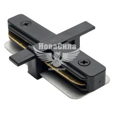 Feron Конектор прямий для шинопровода LD1004 однофазний чорний