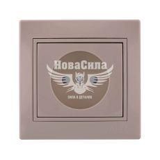 LEZARD MIRA Розетка одинарна б/з, крем