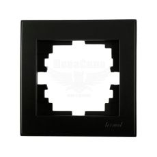 LEZARD RAIN Рамка 1-а, антрацит с боковой вставкой