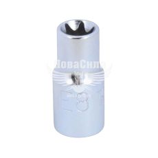 Головка торцева низька E-профіль 1/4 E-8мм. (Toptul)