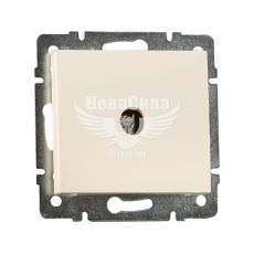 LEZARD RAIN Розетка TV кінцева, крем, (без рамки)