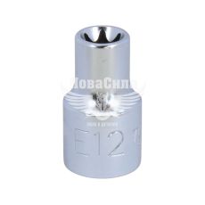 Головка торцева низька E-профіль 1/2 E-12мм. (Toptul)