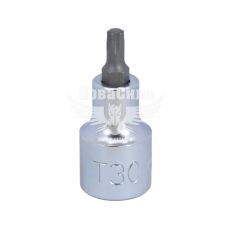 Головка торцева з бітою TORX 1/2 T30 (Toptul) (55мм.)