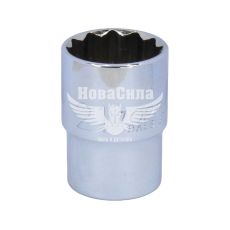 Головка торцева низька дванадцятигранна 1/2 21мм. (Toptul)