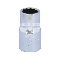 Головка торцева низька дванадцятигранна 1/2 13мм. (Toptul)