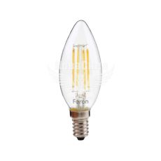 Feron Светодиодная лампа E14 Filament LB-158 6Вт 2700K C37 Свеча