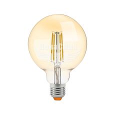 VIDEX Светодиодная лампа E27 Filament 4Вт 2200K G95FAD Бронза диммер