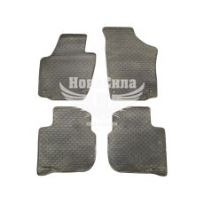 Автокилимки в салон Skoda Rapid з12-19р.в. (GZ) (гумові) кт.-4шт. (Seat Toledo з12-19р.в.) (уцінка)