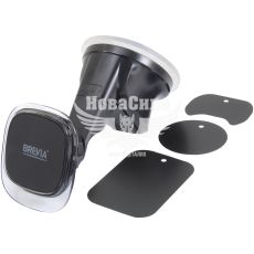 Автодержатель для телефона (Brevia) DashFix CrystalMag универс. магнитный