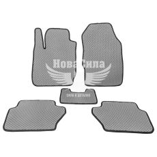 Автокилимки в салон F. Fiesta з08-17р.в. (Digital Designs) (EVA) (Етилвінілацетат) кт.-5шт (сірі)