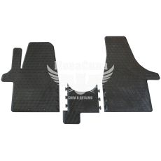 Автокилимки в салон VW T-5 з03-15p.в. (Stingray) (гумові) кт.-3шт. (VW T-6 з15p.в.)