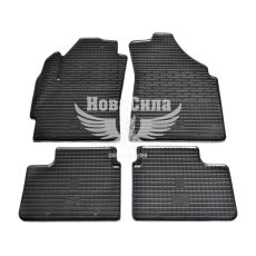 Автокилимки в салон D. Matiz з98р.в. (Budget) (гумові) кт.-4шт. (Cherry QQ з03р.в. , Chevrolet Spark з04р.в.)