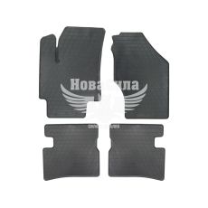 Автокилимки в салон Hyundai Accent з06-10р.в. (Stingray) (гумові) кт.-4шт. Kia Rio з05-11р.в.