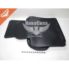 Автокилимки в салон Skoda Octavia II з04-13р.в. (Budget) (гумові) кт.-4шт. (VW Golf V, VI з03-12р.в.)