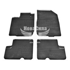 Автокилимки в салон Dacia Logan з04-12р.в. (Budget) (гумові) кт.-4шт. (Logan MCV з06-12р.в., Sandero з07-12р.в. , Duster з10-15р.в. )
