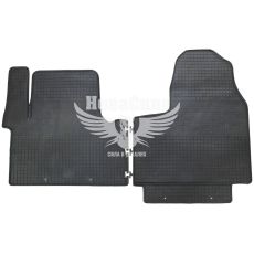 Автокилимки в салон Opel Vivaro с14г.в. (Polytep) (резиновые) кт.-2шт. (Renault Trafic с14г.в.)
