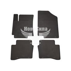 Автокилимки в салон Hyundai Accent з10р.в. (Polytep) (гумові) кт.-4шт. Kia Rio II з11р.в.