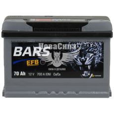 АКБ 70-А/Ч (Bars) EFB (R+) 700A
