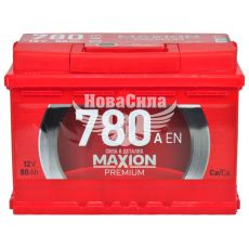 АКБ 80-А/Ч (Maxion) Premium (R+) 780A (276х175х190мм.)