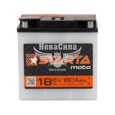 АКБ мото кислотний 6V 18-А/Ч R+ (Starta) (160A круг. клема)