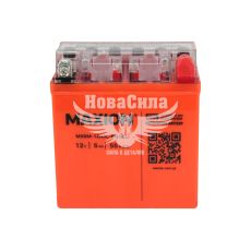 АКБ мото гелевий 12V 5-А/Ч R+ (Maxion) (122х63х134)