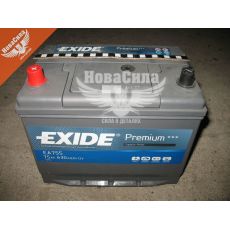 АКБ Азия 75-А/Ч (Exide) Premium (L+) 630A (272х170х225мм.)