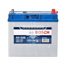 АКБ Азия 45-А/Ч (Bosch) S-4 (R+) 330A (238х129х227мм.) тонкие клеммы